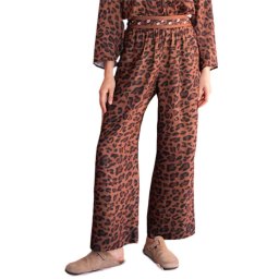 MADAME SHOU SHOU Pantaloni Cadwal animal print