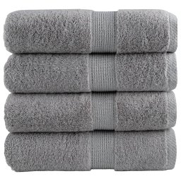 Prosoape oaspeti premium SOLUND, 4 buc. gri 30x50cm 600gsm GartenMobel Dekor