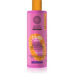 Natura Siberica Oblepikha Siberica Curl Control șampon cu proteine pentru păr creț fără sulfat 400 ml