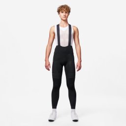 Colanți ciclism pe șosea iarnă RACER Negru Bărbați