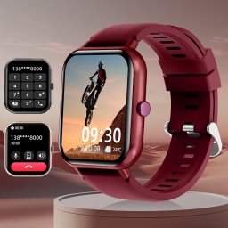 Ceas smartwatch sport, PMNC179324-BURGUNDY