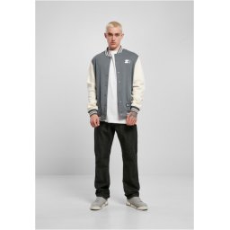 Starter College Fleece Jacket black/white L