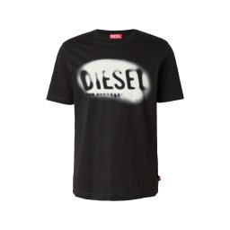 DIESEL Tricou 'T-ADJUST-V2' negru / alb