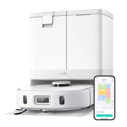 Aspirator Robot eufy X10 Pro Omni 8000 Pa Dual Mop Alb