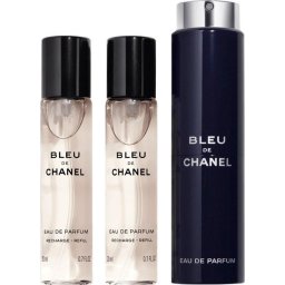 Set Chanel Bleu De Chanel, EDP 60 ml + travel spray + 2 rezerve 20 ml, premium men