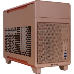 Carcasa TR100 Light Brown – Carcasă Mini‑ITX SFF cu design dual