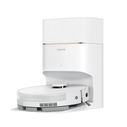Aspirator Robot cu mop stație automată de golire praf 5l 13000Pa rezervor praf 0.5l rezervor apă 0.35l perie dublă anti-încurcare baterie 5200mAh alb