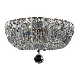 Plafoniera Basfor DIA100-CL-03-N cu cristale transparente