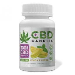 Euphoria Bomboane cu CBD 300mg Lamaie si Ierburi fara zahar x30