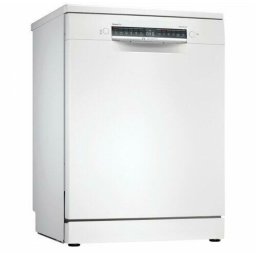 Masina de spalat vase Bosch SMS4EMW06E, Independenta, 14 seturi, Clasa energetica B, Efficient Dry si Heat Exchanger, consum de apa 9l, AquaStop, AquaSensor, DosageAssist, Detergent Automation, EcoSilence Drive , 6 programe, 4 functii, Home Connect, Alb