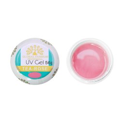Gel UV de construcție, autonivelant, Global Fashion, cover, 56 g, Tea Rose