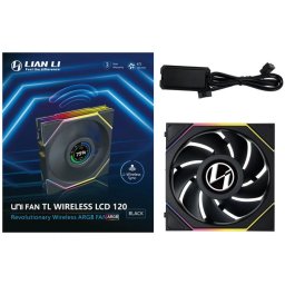 LIAN LI UNI FAN TL LDC Wireless 120mm negru
