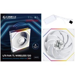 LIAN LI UNI FAN TL Wireless 120mm inversa légáramlás alb