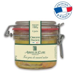 ABBAYE de CLARY Foie Gras de rata 180 g, lob intreg, origine Franta