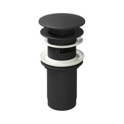 Ravak X01748 - Ventil de lavoar CLICK-CLACK, Ø 6,6 cm, negru