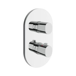 Ravak X070457 - Baterie de duș termostatată pentru montaj încastrat, crom lucios