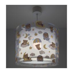 Dalber 41572T - Lustră pentru copii BABY TEDDY, 1xE27/15W/230V, albastră