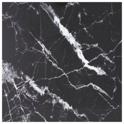 Blat masa negru 80x80 cm 6 mm sticla securizata design marmura GartenMobel Dekor