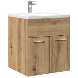 Gossi dulap chiuveta baie, stejar artizanal 41x38,5x46 cm lemn