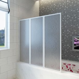 Gossi paravan cada dus, 117x120 cm, 3 panouri, pliabil