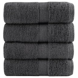 Gossi prosoape maini premium solund 4 buc antracit 30x30cm 600gsm