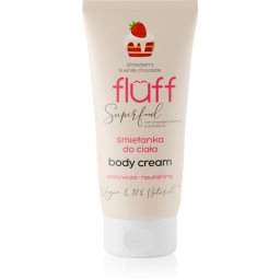 Fluff Superfood strawberry and White Chocolate crema de corp 150 ml