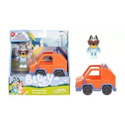 Bluey: Mașină cu figurina Bluey