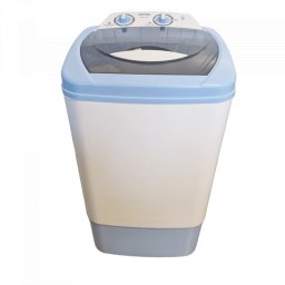 Masina de spalat semiautomata Lamarque SAWM-611BL, 380W, 6 kg, Temporizator, Comutator, Albastru/Alb