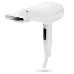 Uscator de par ionic Silk'n HD1PEU001, 2200W, 6 viteze, 8 setari de temperatura, Tehnologie ceramica de incalzire, 110 km/h, Difuzor+concentrator, Alb