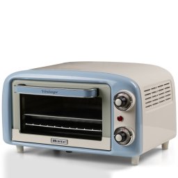 Cuptor electric Ariete VINTAGE 3919/05, 800W, 10 l, 3 moduri, Până la 230°C, Geam termopan dublu, Timer 60 min, Albastru