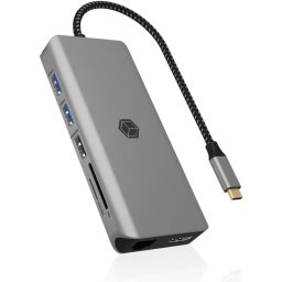 Docking Station USB-C 61059 - USB-C, 2x USB-A, HDMI, RJ-45 Gigabit LAN, Gri antracit