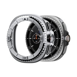 Rama pentru Samsung Galaxy Watch8 Classic - Spigen Tune Pro Pilot - Silver