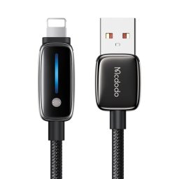 Cablu, USB-A la Lightning, 3A, 1.2m - Mcdodo (CA-0010) - Black
