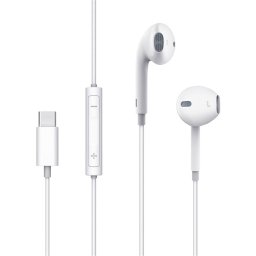Casti HP-6071, USB-C, 1.2 m, Alb