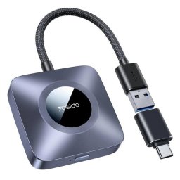 Adaptor Inteligent CarPlay, Bluetooth V5.0, 1080P - Yesido (KM23) - Grey