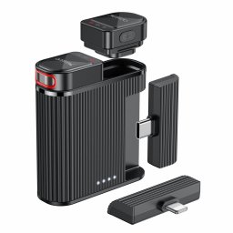 Microfon Microfon Lavariera fara Fir, 600mAh, 2.4GHz - Yesido (KR19) - Black