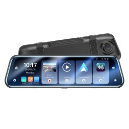Camera video auto Oglinda Auto Smart cu Camera, Carplay, Android Auto, AirPlay, BT5.2 - Yesido (KM24) - Black