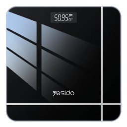Cantar Cântar corporal digital 150 kg, Display LED HD, Precizie ridicată, Sticlă securizată + ABS, Ultra slim, Pornire/Oprire automată, Negru