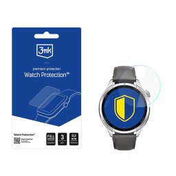 Folie pentru Xiaomi Watch S4 (set 3) - 3mk FlexibleGlass - Clear