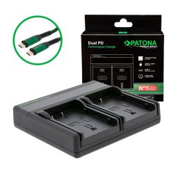 Patona Premium Dual PD Performance incarcator pentru Pentax D-LI90 incl. USB-C input/output