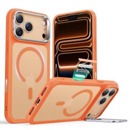 Husa Husa pentru iPhone 17 Pro - ESR Classic Hybrid HaloLock Kickstand - Frosted Orange