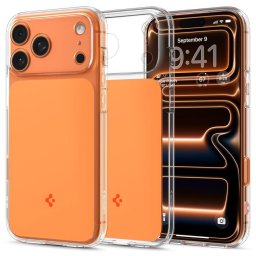 Husa Spigen Ultra Hybrid T MagSafe Glossy - Husă telefon - compatibil cu Apple iPhone 17 Pro Max - MagSafe - culoare Portocaliu