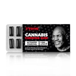 Tyson 2.0 Guma cu Ulei canabis si Carbune activ 120 mg (USA)