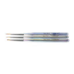 Set de pensule pentru monograme Global Fashion 7 mm, 9 mm, 11 mm