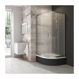 Ravak 3B240U40ZG - Cabină de duș de colț BLIX, cu 4 elemente, 80x80 cm, sticlă satinată