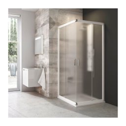 Ravak BLIX 1LV40100ZG - cabină de duș colțară, cu 4 piese, 80x80 cm, albă