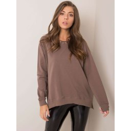 RUE PARIS Tricou maro din bumbac