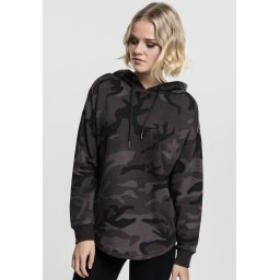 Hanorac camuflaj supradimensionat pentru femei