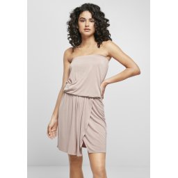 Doamnelor Viscoză Short Bandeau Dress Duskrose