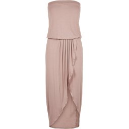 Women's Powder Pink Bandeau Dress